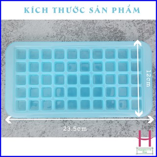 Vỉ đá 50 viên nhựa Việt Nhật vuông/tròn 6975-6976 - khuôn thạch rau câu 50 viên { H }