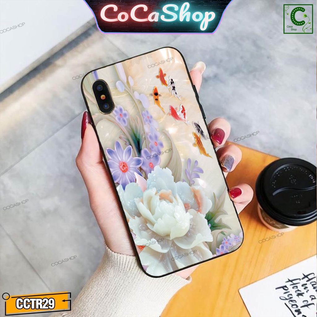 Ốp iPhone cửu ngư quần hội giả ngọc - 6/6plus/6s/6splus/7/7plus/8/8plus/x/xr/xs/11/12/13/pro/max/plus/promax