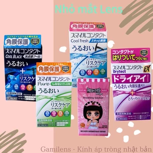 Nhỏ mắt cấp ẩm, cấp dưỡng the mát PURE SMILE Nhật Bản chuyên dùng cho lens