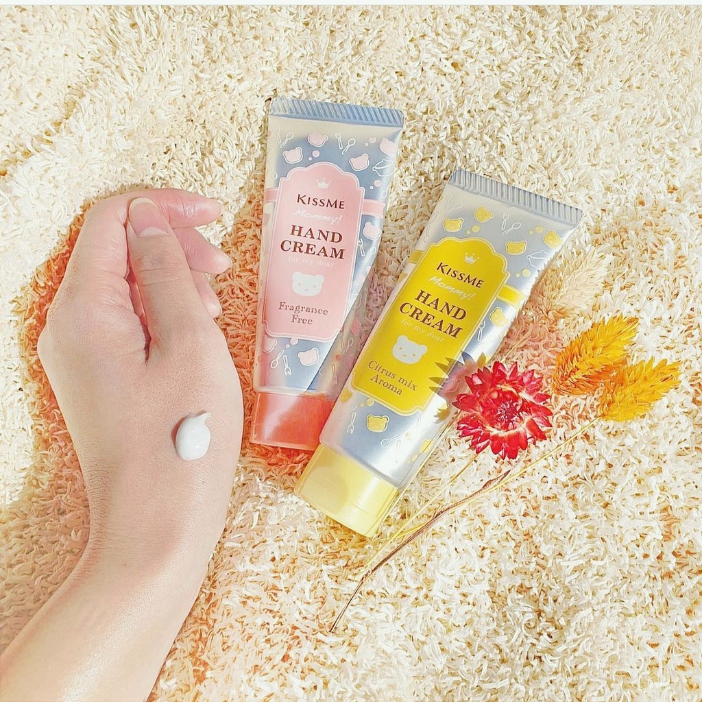 Kissme Mommy Kem Dưỡng Da Tay Cho Bé Từ 06 Tháng Tuổi Và Làn Da Tay Nhạy Cảm ( 60g)