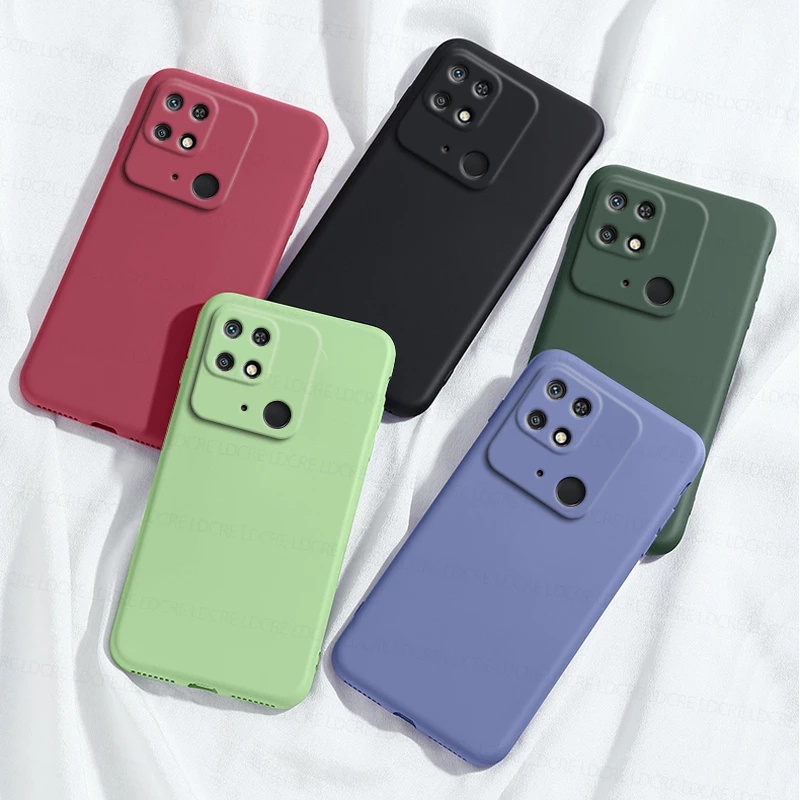 Ốp điện thoại silicon mặt trong phối vải nỉ cho Redmi 12 12C 11A 10C 10A 9T 9A 9C Note 9 9s Pro Max 4G 5G 2023