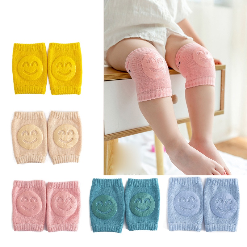 Ppy 1 Cặp Bé Bò Chống Trơn Trượt Kneepads Trẻ Sơ Sinh An Toàn Khuỷu Tay Đệm Tập Đi Giữ Ấm Chân Hỗ Trợ Đầu Gối Bảo Vệ Đầu Gối