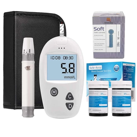 Máy đo đường huyết Sinocare Safe Accu - Chính hãng