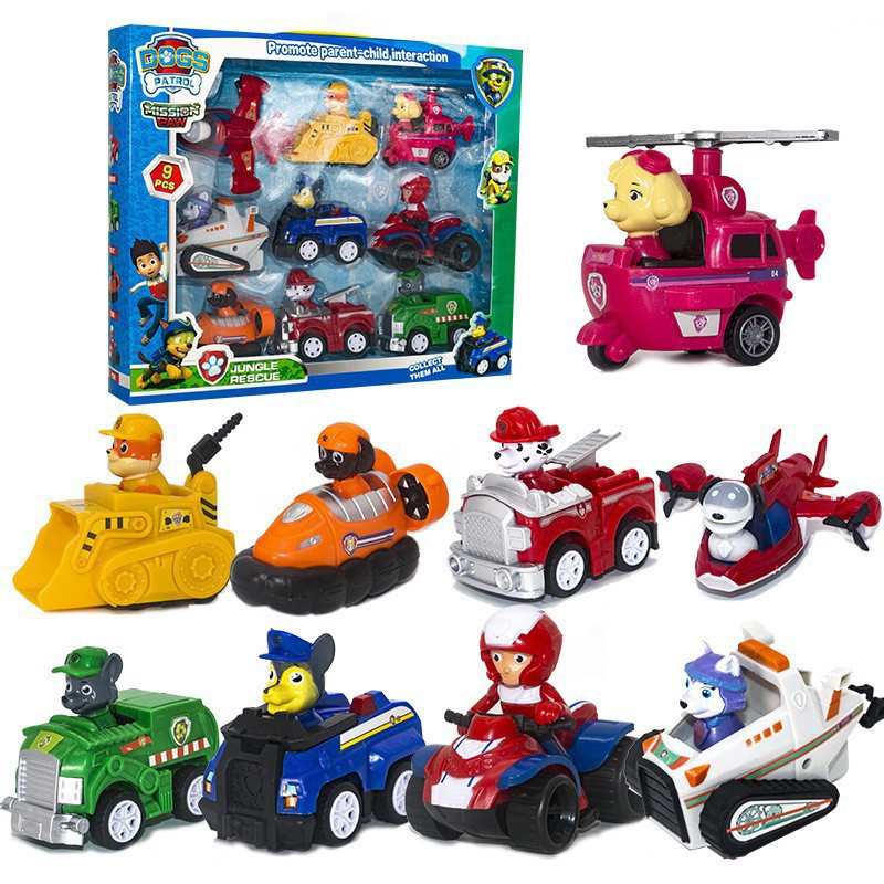 Đồ Chơi Chú Chó Cứu Hộ 6 con, 7 con, 9 con an toàn cho trẻ | Shopee ...
