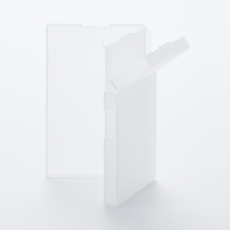 Ảnh Muji Hộp Nhựa Đựng Card Chia Ngăn 3
