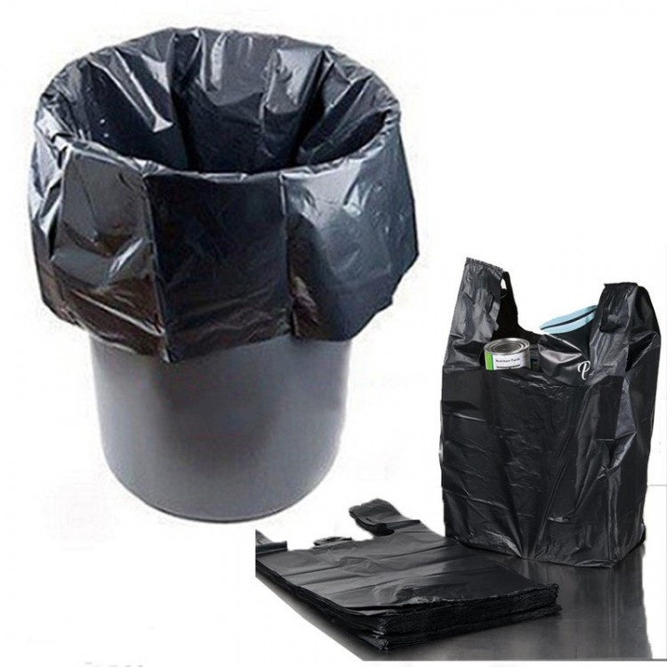 [Có sẵn] Túi nilong đen loại 3kg - 5kg - 10kg có quai dùng gói hàng ...