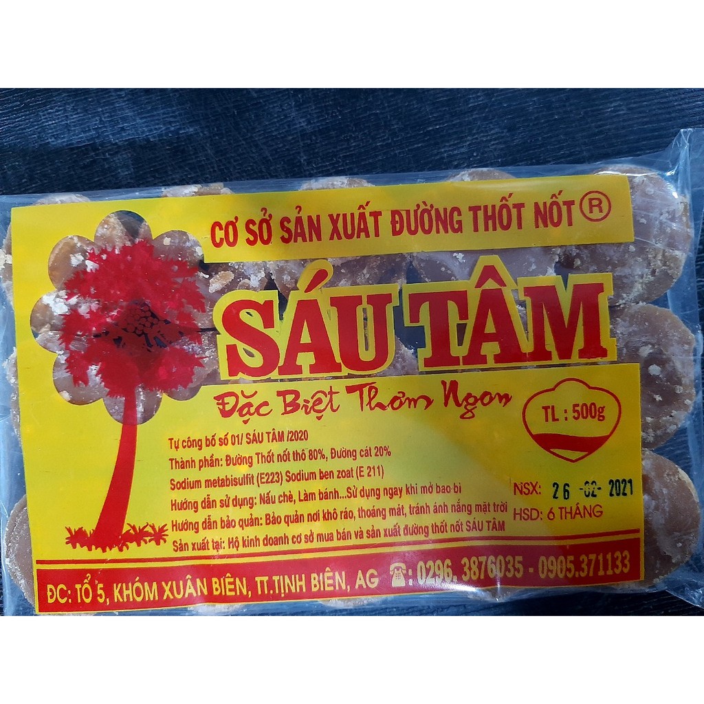 ĐƯỜNG THỐT NỐT SÁU TÂM