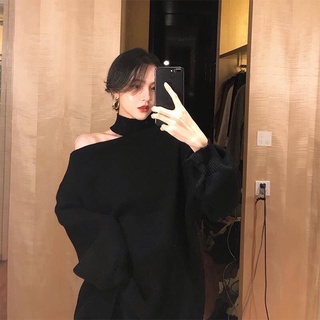 [𝐎𝐫𝐝𝐞𝐫 𝟏𝟎 𝐝𝐚𝐲𝐬 ]ÁO LEN XẺ VAI FORM RỘNG CHẤT LEN MỊN