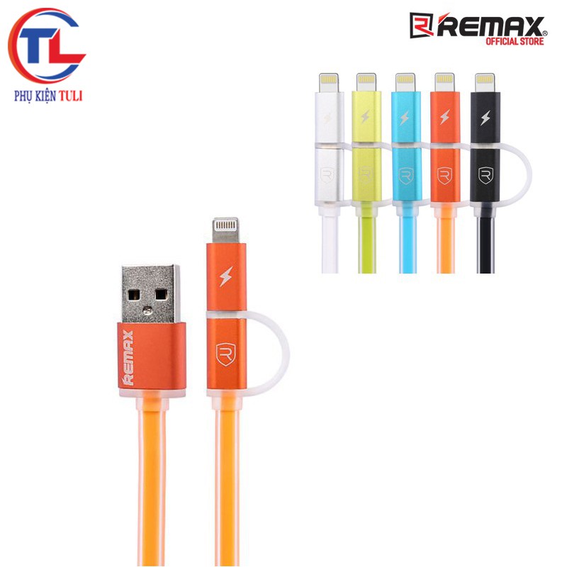 Cáp sạc 2 in 1 Remax RC - 020T Aurora - Hàng Chính Hãng | Shopee Việt Nam