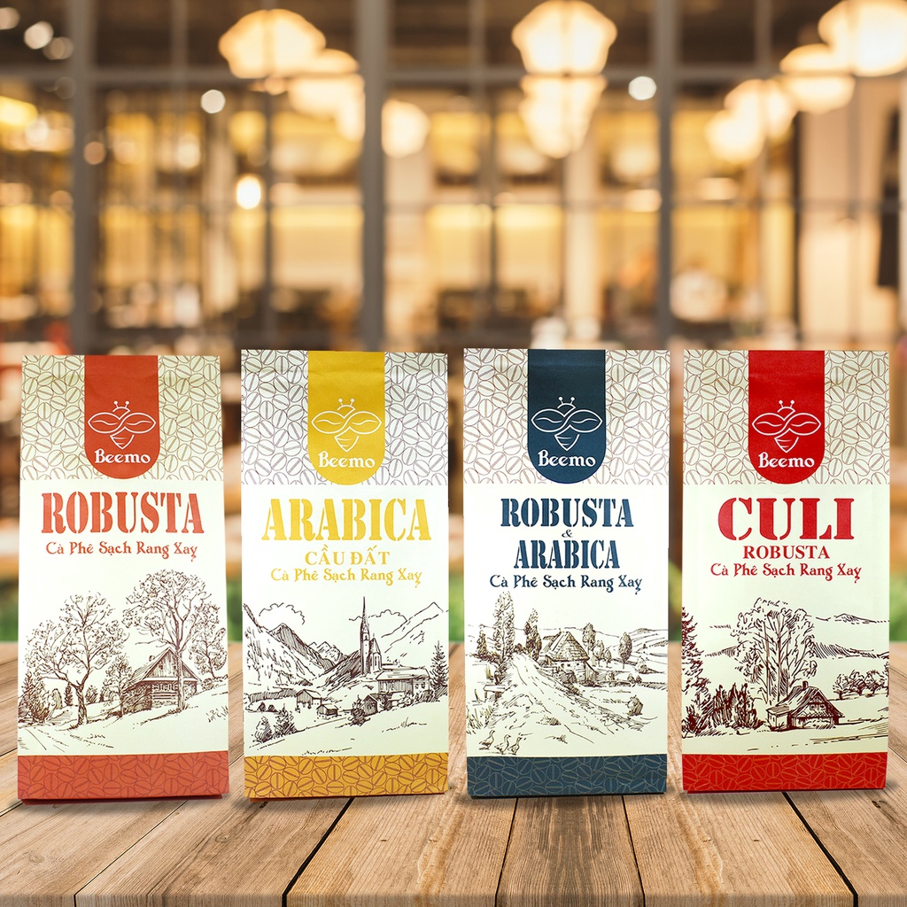 Mô tả Cà phê nguyên chất Robusta phối Arabica Beemo - 2