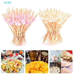 Set 100 Xiên Trái Cây / Thức Ăn Nhanh Bằng Thép Không Gỉ