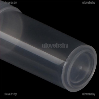 [ulovebsby] 100 Ống thử nghiệm bằng nhựa 5ml Chai vít cho trường học