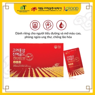 Nước Hồng Sâm DAEDONG GINSENG Hàn Quốc Nguyên Chất Hộp 30 Gói x 80ml