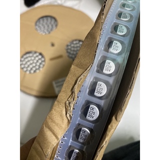 tụ 220uf 35v 10*10.5mm (combo 5 tụ)