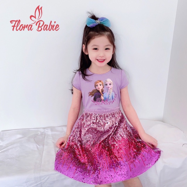 váy tím elsa bé gái giá tốt Tháng 5, 2024 | Mua ngay | Shopee Việt Nam