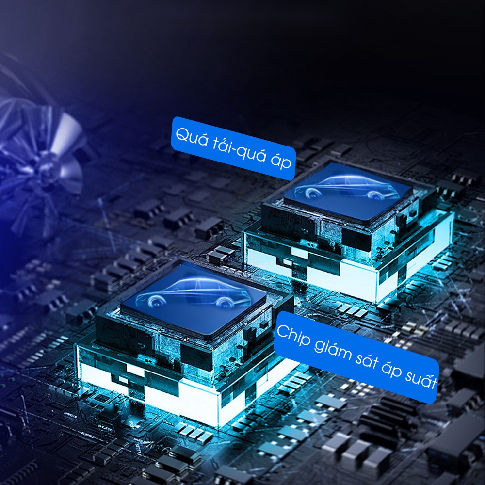 Mô tả Bơm ô tô, bơm lốp xe hơi oto tự động ngắt, đồng hồ cơ điện 12 V Suitu - Tâm Luân phụ kiện ô tô và phượt - 2