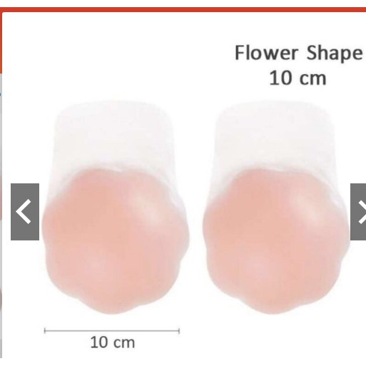 MỘT Đôi miếng dán VECYLA silicon kéo nâng ngực LOẠI 10CM mã 881