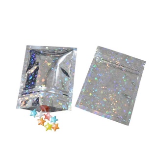 set 5 Túi Zip Hologam_ Bọc Zipper Đựng Vật Dụng Đa Năng