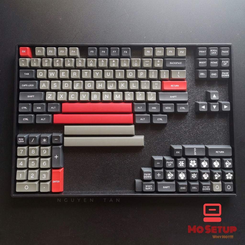 Bộ Bàn Phím Keycap ABS Maxkey Dolch SA Double Shot - SA Profile - Tất ...