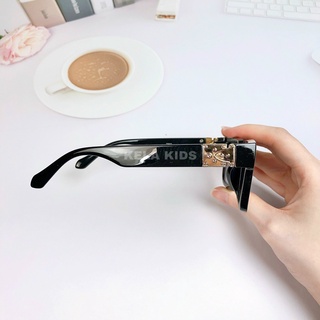 Kính Râm Thời Trang Trẻ Em Cho Bé 2 - 8 Tuổi Gọng Kim Loại Cao Cấp Chống UV Phong Cách Hàn Quốc Mắt To