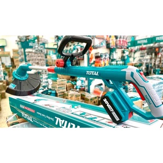 TOTAL Máy cắt cỏ dùng pin 20V kèm dây cước 5 mét TGTLI20018 & TGTLI20301 kèm pin sạc