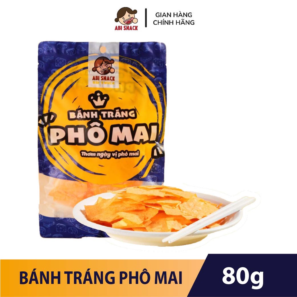 Bánh Tráng Phô Mai - Abi Snack - 80gram