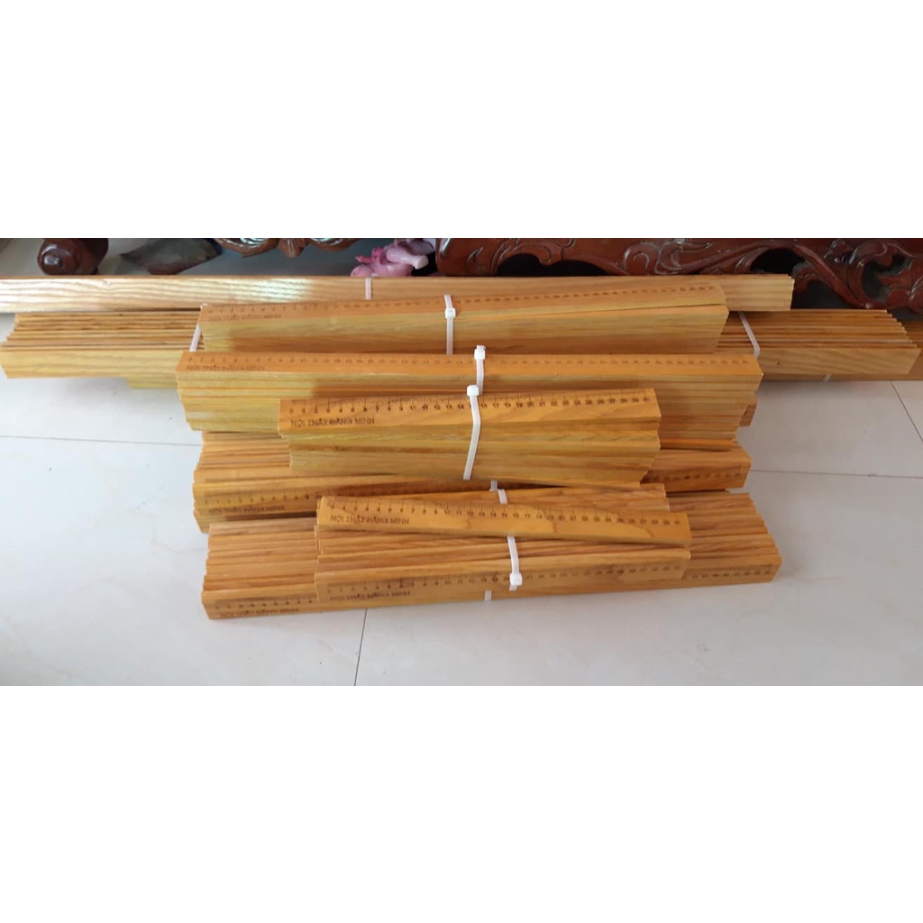 Ảnh Bộ thước gỗ dành cho Giáo Viên 50cm 100cm Compa Eke đo độ Parabol STB 4