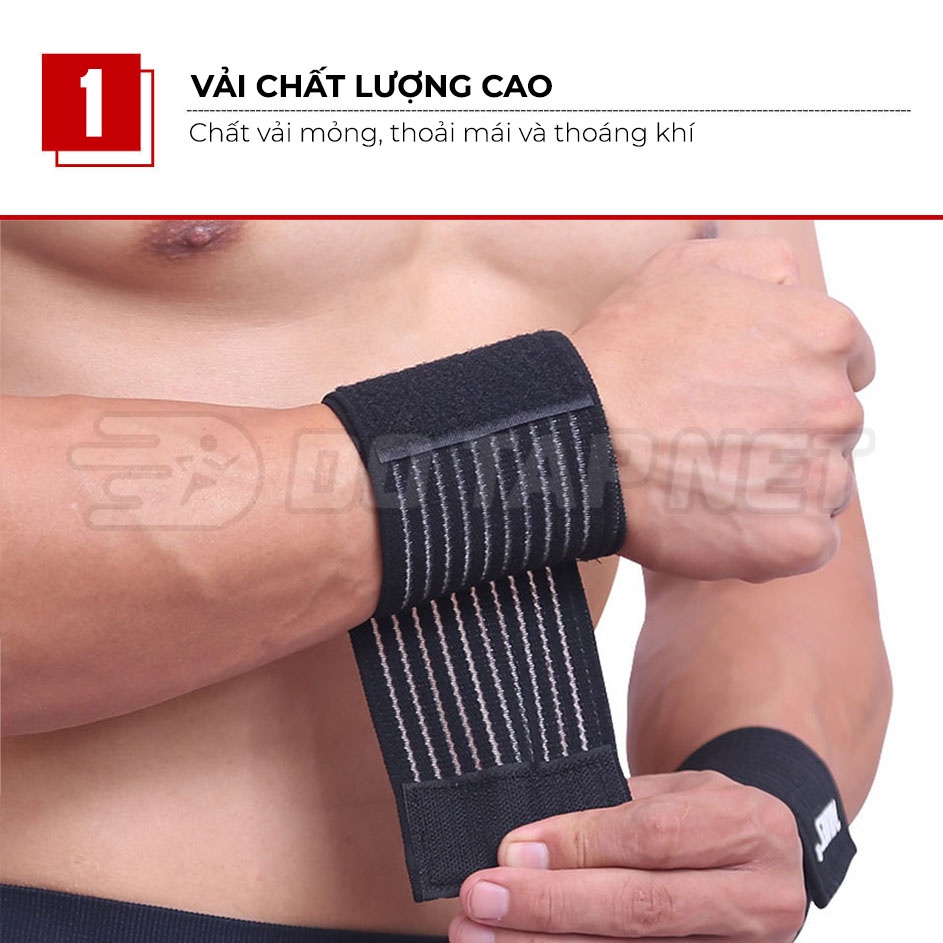 Ảnh Quấn Cổ Tay Tập Gym AOLIKES Giúp Hỗ Trợ Bảo Vệ Khớp Cổ Tay Tránh Chế Chân Thương BQT01 3