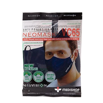 khẩu trang than hoạt tính NeoMask vc 65