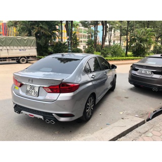 Đuôi gió liền cốp sau xe Honda City đời 2015 -> 2020, 2021 -> 2025 - Hàng mộc chưa sơn, dày dặn, cứng cáp