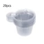 Set 100 Cốc Nhựa 40ml Dùng Làm Đồ Trang Sức Thủ Công Tiện Lợi