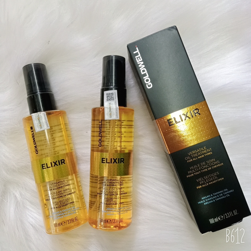 Hàng Chính Hãng) Dầu dưỡng tóc suôn mượt Elixir Versatile Oil Treatment  Goldwell 100ml | Shopee Việt Nam