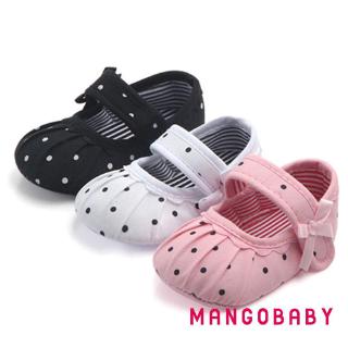 ♬Mg♪-Hot Sale Sơ Sinh Bé Gái Vải Cũi Giày Đế Mềm Chống Trơn Trượt Giày