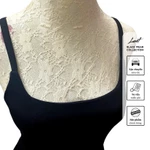 Váy đầm đen xoè 2 dây thời trang nữ LUST chất liệu dày dặn cao cấp thiết kế đẹp ôm body - M8 — ảnh 8