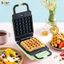 Máy làm bánh đa năng BEAR 600W gia nhiệt kép 2 mặt, chống dính telfon siêu bền