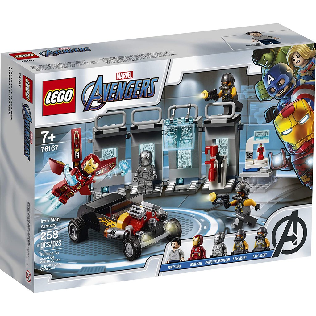 Lego 76167 Marvel Avengers Iron Man Armory - Kho vũ khí của Iron man ...