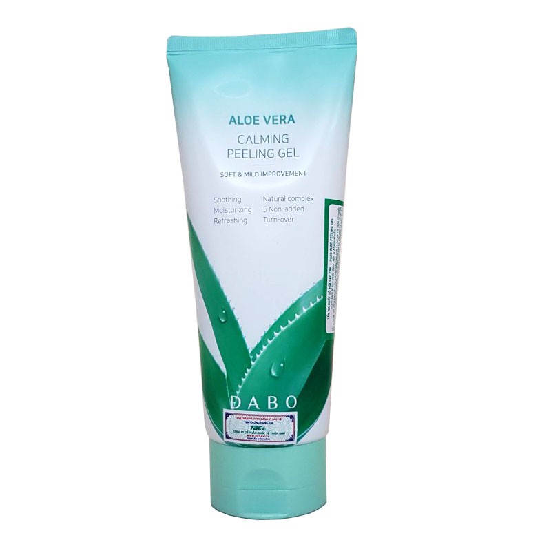 Ảnh Tẩy Da Chết Lô Hội Trắng Da, Mờ Thâm Xạm DABO ALOE PEELING GEL Cao Cấp Hàn Quốc 180ML 1
