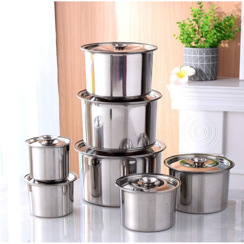 HỦ/THỐ INOX ĐỰNG GIA VỊ ĐỦ SIZE | Shopee Việt Nam