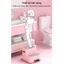 Ghế bậc thang cho bé đa năng NUMbaby ghế kê chân Toilet cho bé để chân bồn cầu gác chân cho bé chống táo bón (bậc hồng)