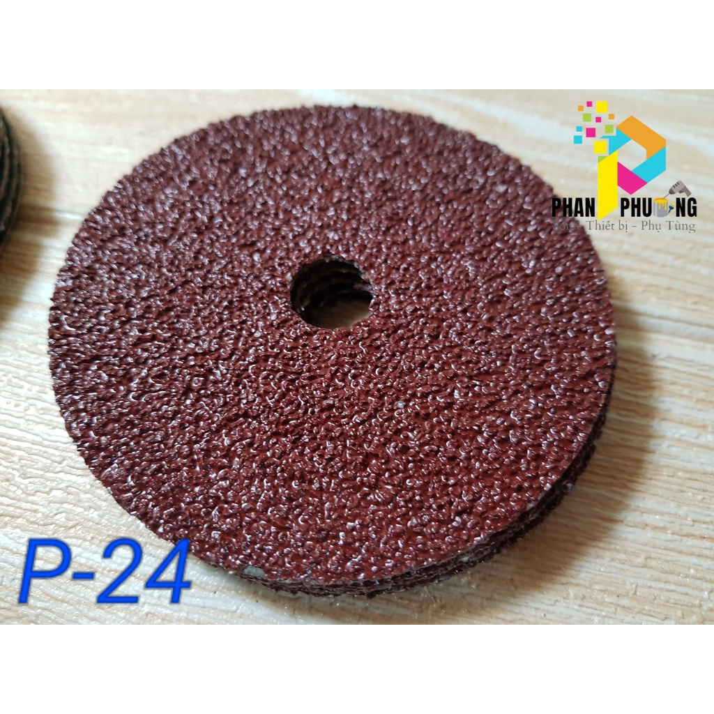 SET 5 MIẾNG NHÁM ĐĨA / GIẤY ĐÁ NHÁM  TRÒN 100mm CÁC LOẠI