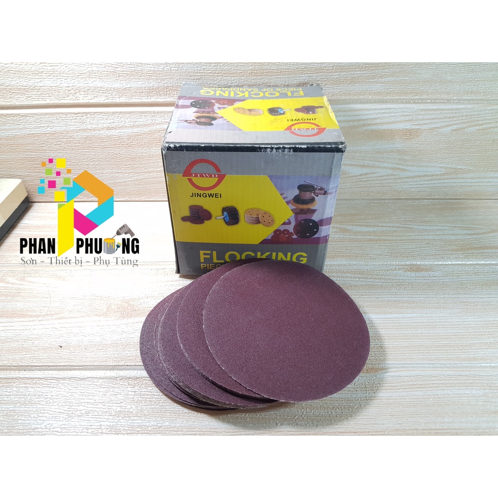 SET 25 MIẾNG GIẤY NHÁM TRÒN 125MM số P80/ P60 /P100/ P120/ P150/ P180/ P240
