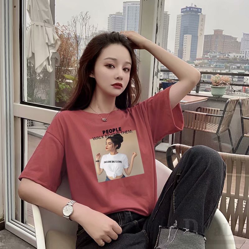 Ảnh Mũ Lưỡi Trai Phong Cách Hàn Quốc Thời Trang Mùa Hè  Áo Thun Tay Ngắn Cổ Tròn Dáng Rộng In Họa Tiết Hoạt Hình Thời Trang Xinh Xắn Cho Nữ 2