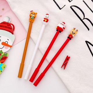 3 Bút Nước Mực Đen Noel Dày - Thỏ Hồng VPP