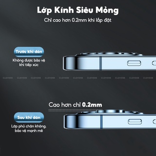 Kính Cường Lực Camera iPhone 17 Pro Max Viền Nhôm CNC