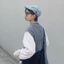Mũ Beret Denim Vành Rộng Chống Nắng Kiểu Họa Sĩ Phong Cách Cao Bồi Thời Trang Đi Biển Cho Nam