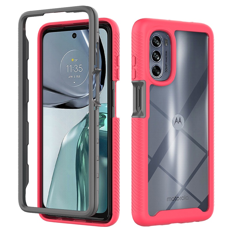 Dành Cho Motorola Moto G62 G52 G42 G22 G82 G41 G51 G71 G60 G50 5G Full Body Hybrid Chống Trầy Xước Vỏ Bảo Vệ Giáp Chống Sốc