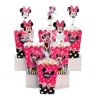 Set MEGA trang trí sinh nhật chủ đề Minnie Hồng