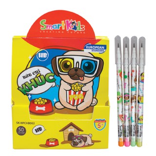 Bút chì khúc Smartkids SK-NPCHB002 HB thân trong, dành cho bé từ 6 tuổi - 12 tuổi. An toàn, không độc hại