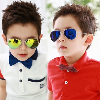 Kính Mát Phi Công Trẻ Em Bé Trai Bé Gái Gương Dễ Thương Khung Bé UV400 Gương Phi Công 7