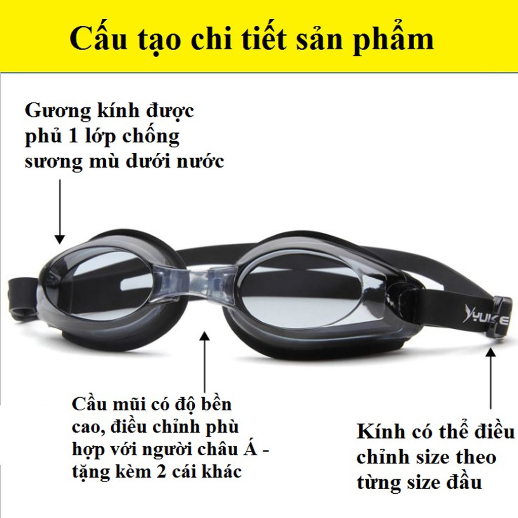 Ảnh Kính Bơi Chống Lóa Cao Cấp Chính Hãng Amalife – Mắt Kính Bơi Chống Mờ, Chống Tia Cực Tím Cao Cấp 4